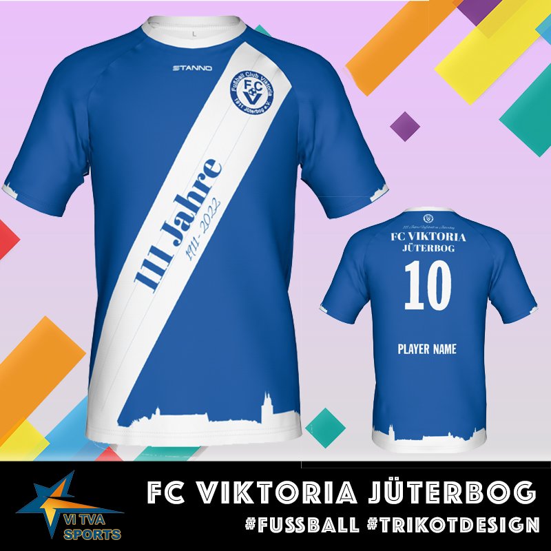 FC Viktoria Jüterbog 111 Jahre Trikot