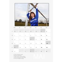 Mirjam Clara Retro-Schalke-Trikot Kalender 2021 - A3