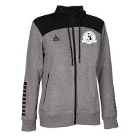 Berlin Pandas Kapuzenjacke Damem grau-schwarz - Select Oxford
